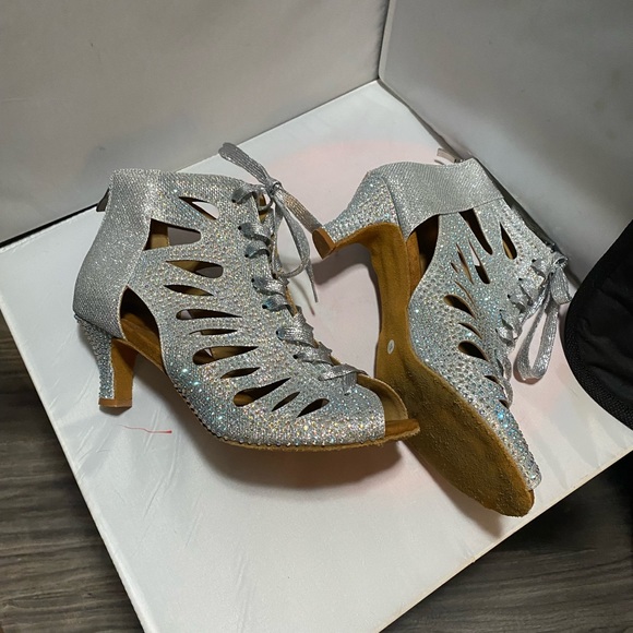 Ballroom Dance Shoes for Social Dancer Beginner Size 11 - Picture 8 of 11